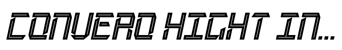 Convero Hight Inline Italic 4